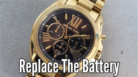 change michael kors watch battery|michael kors smartwatch battery replacement.